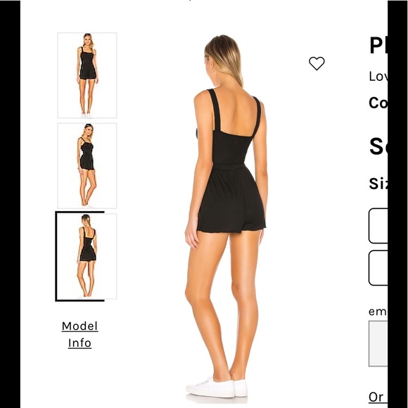 LOVERS + FRIENDS Revolve Black Phoenix Romper - Picture 2 of 13